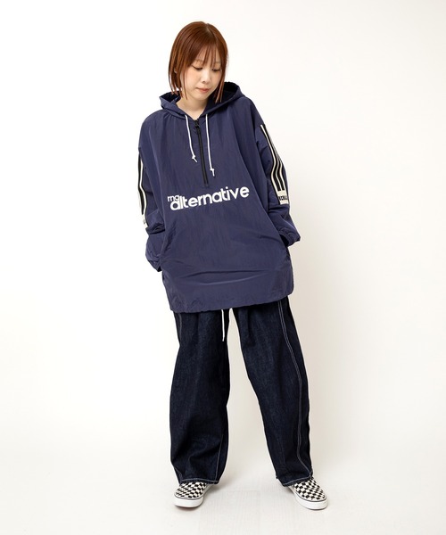 J2153 トラックハーフZIPジャケット（ナイロンジャケット）｜RNA