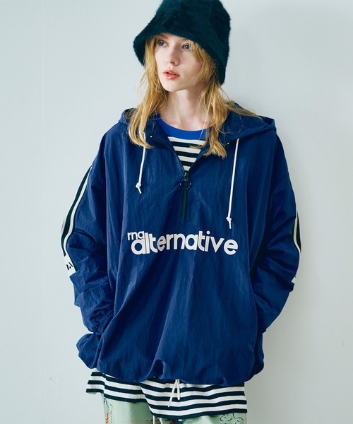 J2153 トラックハーフZIPジャケット（ナイロンジャケット）｜RNA