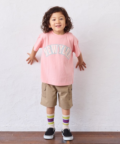 Life Support Products（ライフサポートプロダクツ）の「カーゴポケットショートパンツ（その他パンツ・キッズ・チャコール/カーキ/ベージュ・90/100/110/120/80/130）」の12枚目の写真