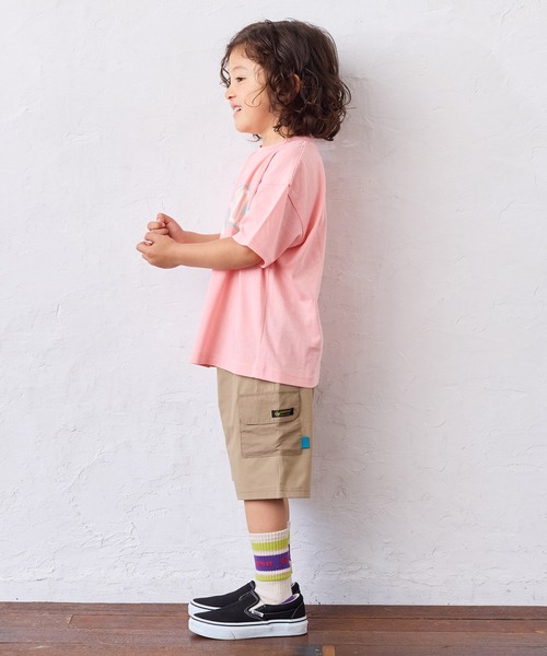 Life Support Products（ライフサポートプロダクツ）の「カーゴポケットショートパンツ（その他パンツ・キッズ・チャコール/カーキ/ベージュ・90/100/110/120/80/130）」の13枚目の写真