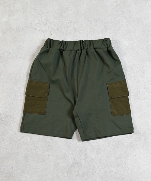 Life Support Products（ライフサポートプロダクツ）の「カーゴポケットショートパンツ（その他パンツ・キッズ・チャコール/カーキ/ベージュ・90/100/110/120/80/130）」の7枚目の写真