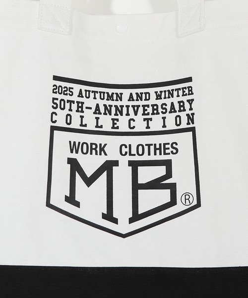 MEN'S BIGI（メンズビギ）の「【50th Anniv . 菊池武夫】LOGO TOTE（トートバッグ・メンズ・ブラック/ホワイト系その他・FREE）」の3枚目の写真