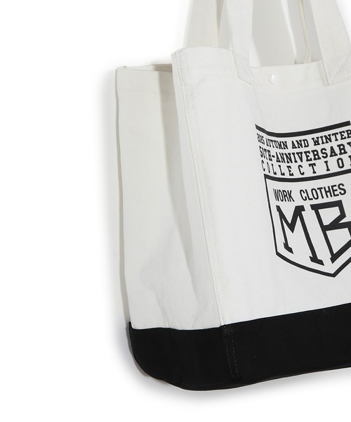 MEN'S BIGI（メンズビギ）の「【50th Anniv . 菊池武夫】LOGO TOTE（トートバッグ・メンズ・ブラック/ホワイト系その他・FREE）」の6枚目の写真
