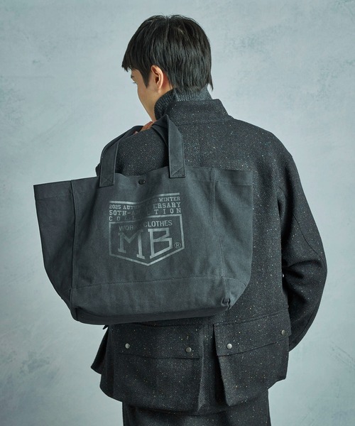 MEN'S BIGI（メンズビギ）の「【50th Anniv . 菊池武夫】LOGO TOTE（トートバッグ・メンズ・ブラック/ホワイト系その他・FREE）」の10枚目の写真