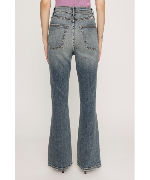 SLY（スライ）の「HW FLARE PT-C WITH ROICA(R)EF ハイウエスト フレアパンツ シー ウィズロイカ アールイーエフ（デニムパンツ・レディース・ブラック系その他2/ライトブルー/ブルー・25inch/24inch/23inch/22inch/26inch）」の16枚目の写真