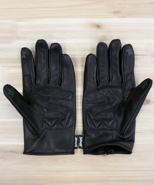 Schott(ショット)の「ZIP LEATHER GLOVE(手袋・メンズ・ブラック・S/L/M)」の8枚目の写真