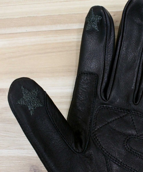 Schott(ショット)の「ZIP LEATHER GLOVE(手袋・メンズ・ブラック・S/L/M)」の5枚目の写真