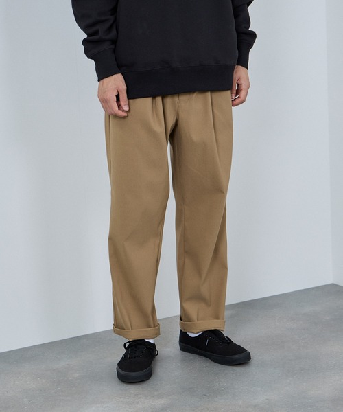 NAVY（ネイビー）の「「毎日はきたくなるラクラクパンツ」イージーワイドパンツ【抗菌防臭加工】（その他パンツ・メンズ・ベージュ/ネイビー/チャコールグレー/ブラック・XL/L/M/S）」の15枚目の写真