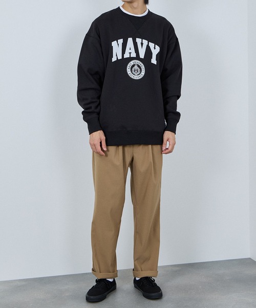 NAVY（ネイビー）の「「毎日はきたくなるラクラクパンツ」イージーワイドパンツ【抗菌防臭加工】（その他パンツ・メンズ・ベージュ/ネイビー/チャコールグレー/ブラック・XL/L/M/S）」の8枚目の写真
