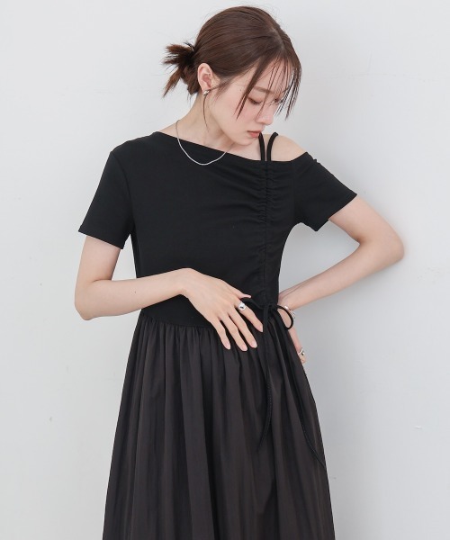♡本日限定価格♡　Aga / アーガ　リネン混　フリンジ　ワンピース　9号　М Aga / アーガ リネン混 フリンジ ワンピース 9号 М
