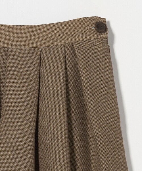 dahl'ia(ダリア)の「<dahl’ia>タック フレアスカート(スカート・レディース・ブラウン系・FREE)」の3枚目の写真
