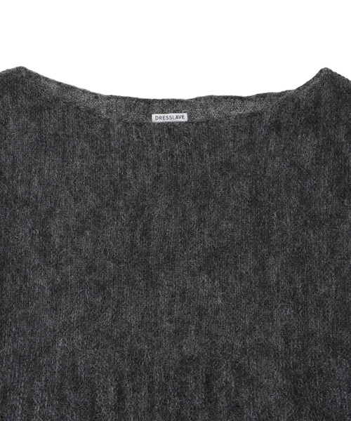 DRESSLAVE（ドレスレイブ）の「sheer mohair petal knit(シアーモヘヤペタルニット)（ニット/セーター・レディース・イエロー/チャコールグレー・38）」の17枚目の写真