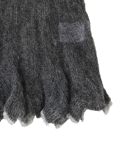 DRESSLAVE（ドレスレイブ）の「sheer mohair petal knit(シアーモヘヤペタルニット)（ニット/セーター・レディース・イエロー/チャコールグレー・38）」の19枚目の写真