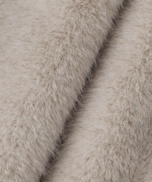 ANAYI（アナイ）の「フェイクミンクファージレ（その他アウター・レディース・グレイッシュベージュ/モカ・38/36）」の21枚目の写真