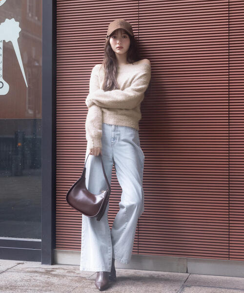 PROPORTION BODY DRESSING(プロポーションボディドレッシング)の「ワイドデニム / 1215230702(その他パンツ・レディース・ブルー/ブルー系その他・MEDIUM/P/S/SMALL)」の4枚目の写真