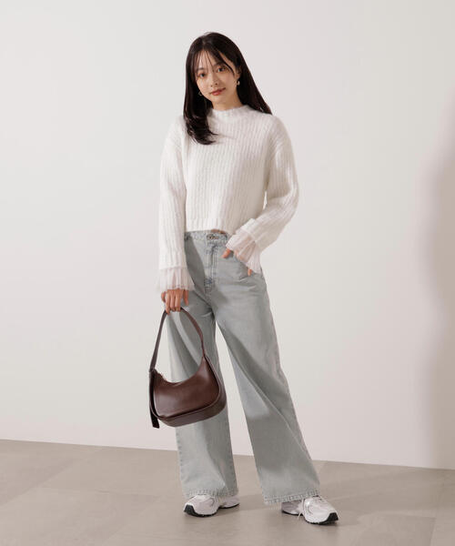 PROPORTION BODY DRESSING(プロポーションボディドレッシング)の「ワイドデニム / 1215230702(その他パンツ・レディース・ブルー/ブルー系その他・MEDIUM/P/S/SMALL)」の6枚目の写真