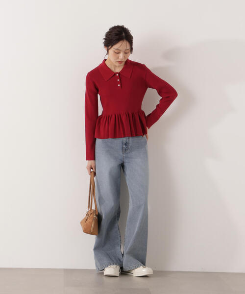 PROPORTION BODY DRESSING(プロポーションボディドレッシング)の「ワイドデニム / 1215230702(その他パンツ・レディース・ブルー/ブルー系その他・MEDIUM/P/S/SMALL)」の14枚目の写真