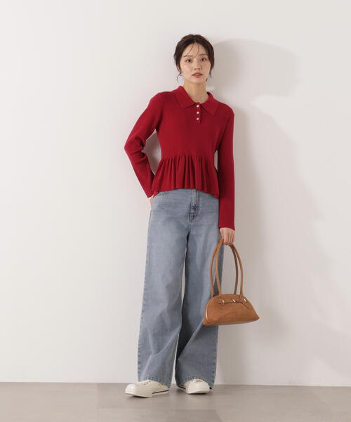 PROPORTION BODY DRESSING(プロポーションボディドレッシング)の「ワイドデニム / 1215230702(その他パンツ・レディース・ブルー/ブルー系その他・MEDIUM/P/S/SMALL)」の15枚目の写真