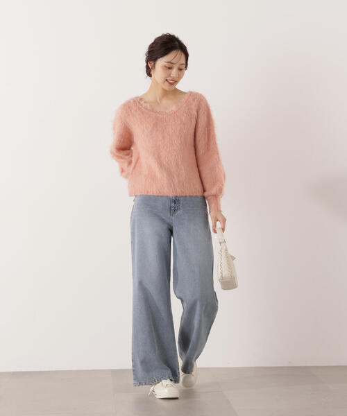 PROPORTION BODY DRESSING(プロポーションボディドレッシング)の「ワイドデニム / 1215230702(その他パンツ・レディース・ブルー/ブルー系その他・MEDIUM/P/S/SMALL)」の21枚目の写真