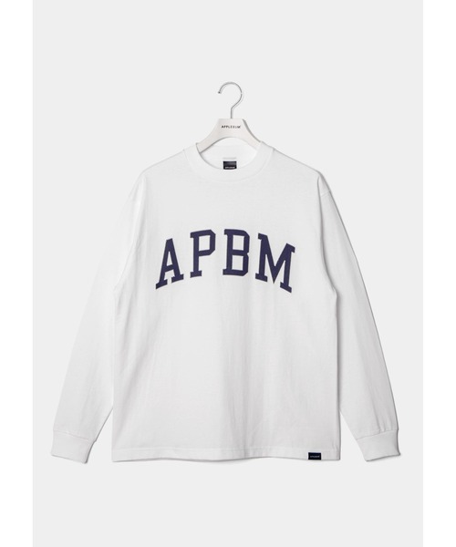 APPLEBUM（アップルバム）の「“APBM” L/S T-shirt（Tシャツ/カットソー・メンズ・ホワイト/ネイビー/アッシュグレー・XX-LARGE/X-LARGE/LARGE/MEDIUM）」の2枚目の写真