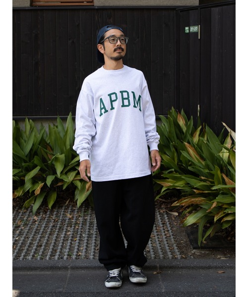 APPLEBUM（アップルバム）の「“APBM” L/S T-shirt（Tシャツ/カットソー・メンズ・ホワイト/ネイビー/アッシュグレー・XX-LARGE/X-LARGE/LARGE/MEDIUM）」の22枚目の写真