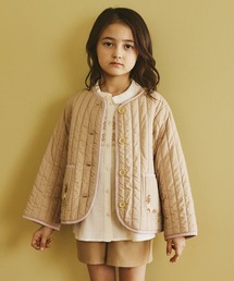 utremi（ユトレミ）の「ストライプキルト ジャケット（ベビー/キッズ 90～140cm）（その他アウター）」