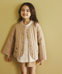 utremi（ユトレミ）の「ストライプキルト ジャケット（ベビー/キッズ 90～140cm）（その他アウター）」