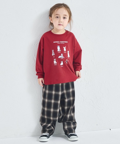 pairmanon（ペアマノン）の「【セットアップ着用可能】ユニセックス オンブレチェックパンツ（その他パンツ・キッズ・ブラック/ブラウン・120/130/140/150/90/100/110）」の12枚目の写真