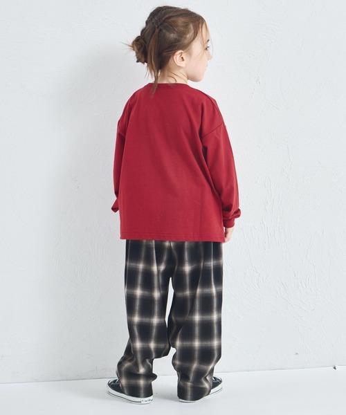 pairmanon（ペアマノン）の「【セットアップ着用可能】ユニセックス オンブレチェックパンツ（その他パンツ・キッズ・ブラック/ブラウン・120/130/140/150/90/100/110）」の13枚目の写真