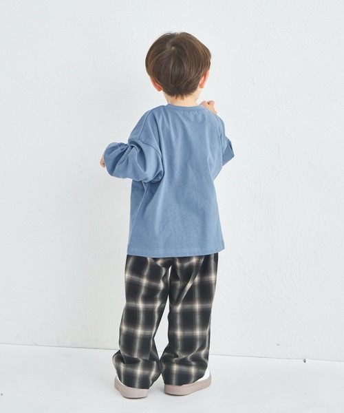 pairmanon（ペアマノン）の「【セットアップ着用可能】ユニセックス オンブレチェックパンツ（その他パンツ・キッズ・ブラック/ブラウン・120/130/140/150/90/100/110）」の15枚目の写真