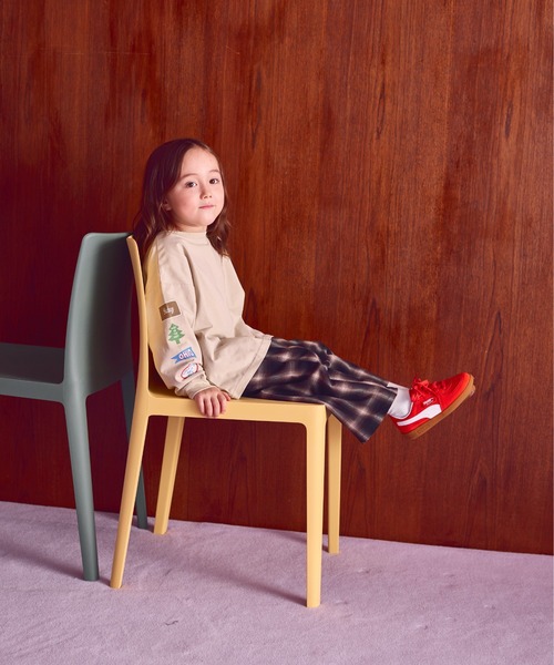 pairmanon（ペアマノン）の「【セットアップ着用可能】ユニセックス オンブレチェックパンツ（その他パンツ・キッズ・ブラック/ブラウン・120/130/140/150/90/100/110）」の22枚目の写真