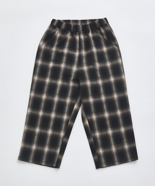pairmanon（ペアマノン）の「【セットアップ着用可能】ユニセックス オンブレチェックパンツ（その他パンツ・キッズ・ブラック/ブラウン・120/130/140/150/90/100/110）」の20枚目の写真
