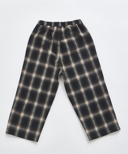pairmanon（ペアマノン）の「【セットアップ着用可能】ユニセックス オンブレチェックパンツ（その他パンツ・キッズ・ブラック/ブラウン・120/130/140/150/90/100/110）」の21枚目の写真