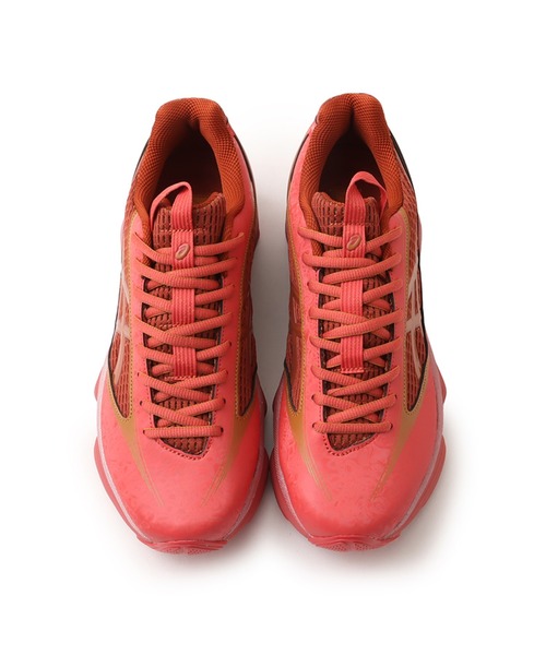 ASICS(アシックス)の「asics US6-S GEL-KINETIC FLUENT / asics US6-S ゲル-キネティック フルーエント(スニーカー・メンズ・レッド・28.5cm/28.0cm/27.5cm/26.5cm)」の2枚目の写真
