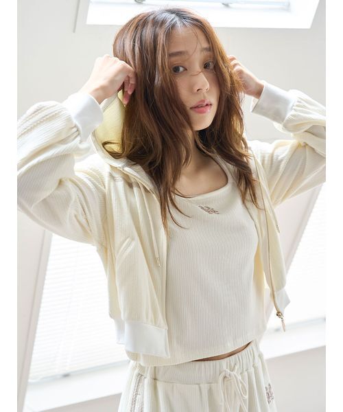 デザインカットパーカー（ルームウェア/パジャマ）｜SNIDEL HOME