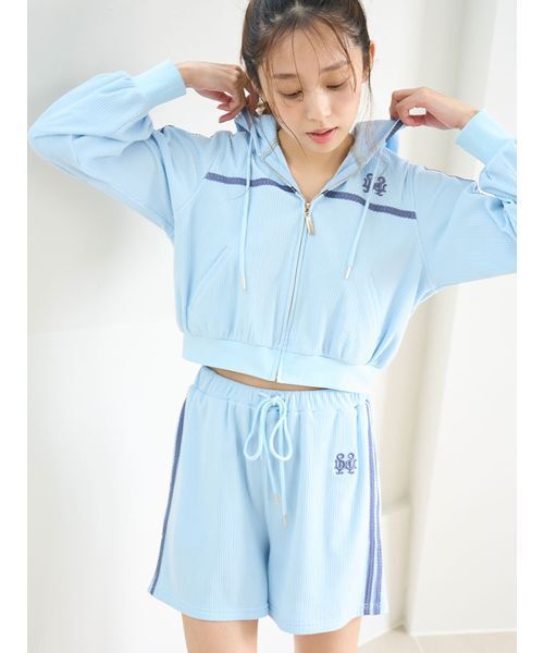 デザインカットパーカー（ルームウェア/パジャマ）｜SNIDEL HOME