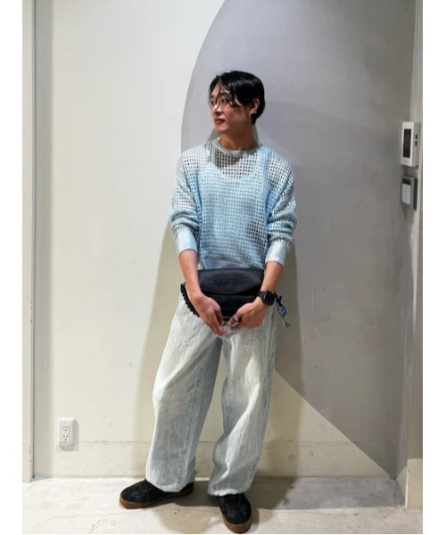 セール】バルーンシルエットヴィンテージデニムパンツ ライトブルー