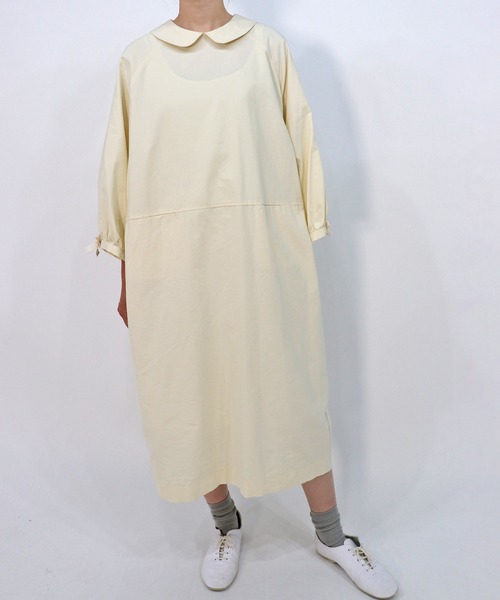 セール】こなれた丸衿ワンピース【ワンピース】（ワンピース）｜haupia