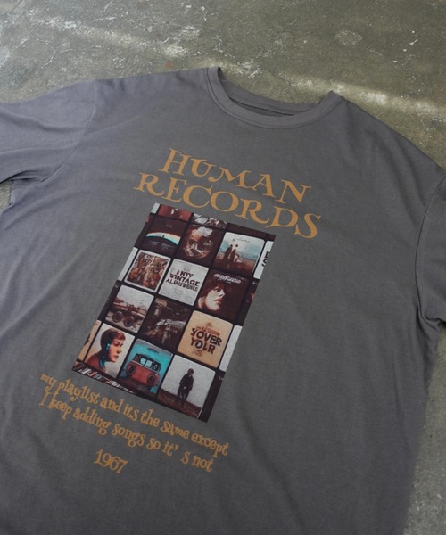 TEEN BOOP（ティーンブープ）の「VintageレコードTee（Tシャツ/カットソー・レディース・ブルー/チャコールグレー/ホワイト・FREE）」の12枚目の写真