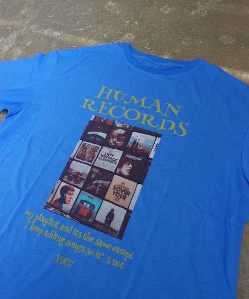 TEEN BOOP（ティーンブープ）の「VintageレコードTee（Tシャツ/カットソー・レディース・ブルー/チャコールグレー/ホワイト・FREE）」の8枚目の写真