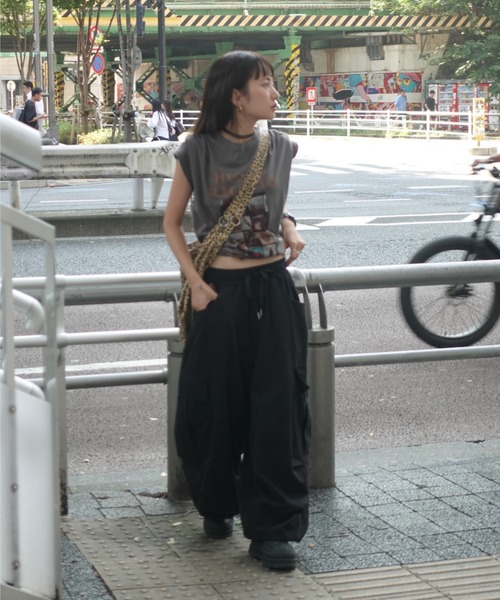 TEEN BOOP（ティーンブープ）の「VintageレコードTee（Tシャツ/カットソー・レディース・ブルー/チャコールグレー/ホワイト・FREE）」の14枚目の写真