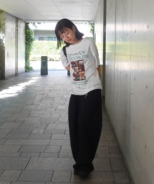 TEEN BOOP（ティーンブープ）の「VintageレコードTee（Tシャツ/カットソー・レディース・ブルー/チャコールグレー/ホワイト・FREE）」の21枚目の写真