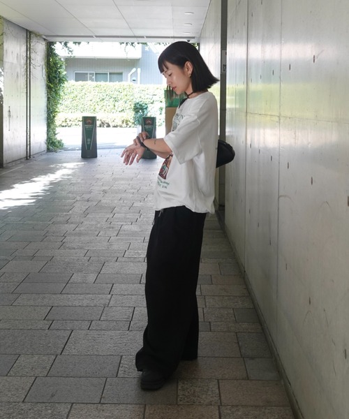 TEEN BOOP（ティーンブープ）の「VintageレコードTee（Tシャツ/カットソー・レディース・ブルー/チャコールグレー/ホワイト・FREE）」の22枚目の写真