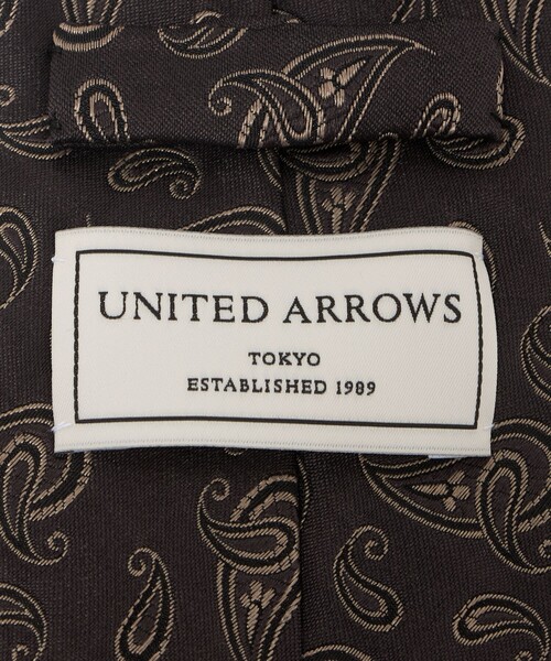 UNITED ARROWS（ユナイテッドアローズ）の「ブラウン ペイズリー ジャガード ネクタイ（ネクタイ・メンズ・ダークブラウン・FREE）」の5枚目の写真