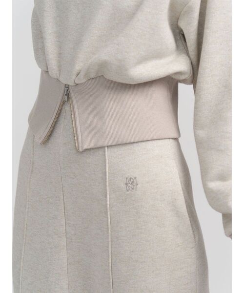 あ*や様 ラグナムーン 新作 新品 ウエストZIPラメスウェットプルオーバー セール】ウエストZIPラメスウェットプルオーバー（スウェット