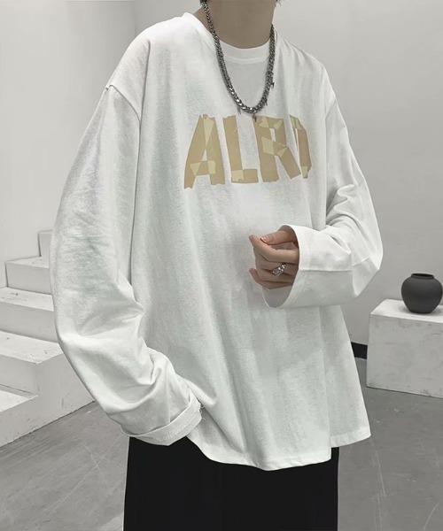 y2k Buffalo bobs レア ドレープ カットソー ロンT v系 セール】ONDA(オンダ)ウェーブタック Vネック 長袖 Tシャツ（T