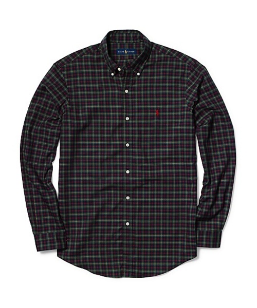 POLO RALPH LAUREN(ポロ ラルフ ローレン)の「プラッド コットン ツイル シャツ(シャツ/ブラウス・メンズ・レッド系その他/マルチ/グリーン系1・LARGE/XX-LARGE/MEDIUM/X-LARGE/X-SMALL/SMALL)」の3枚目の写真