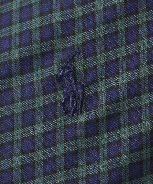 POLO RALPH LAUREN(ポロ ラルフ ローレン)の「プラッド コットン ツイル シャツ(シャツ/ブラウス・メンズ・レッド系その他/マルチ/グリーン系1・LARGE/XX-LARGE/MEDIUM/X-LARGE/X-SMALL/SMALL)」の5枚目の写真