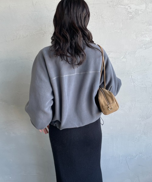 Americana/アメリカーナ] 別注 ワンポイント刺繍ロゴ ショート丈