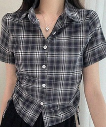 Chiina / マルチチェックシャーリングシャツ